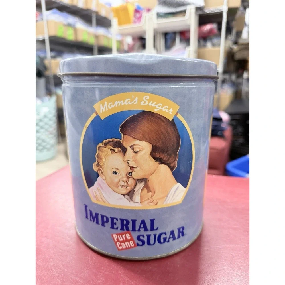 Imperial Pure Cane Sugar Tin Sesquicentennial 1843-1993‎ Canister